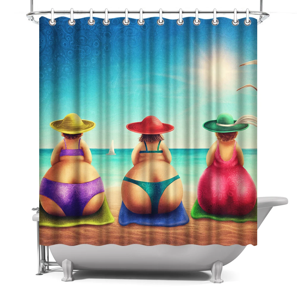 Бикини Женская занавеска для душа s пляжный занавес ванной водонепроницаемый