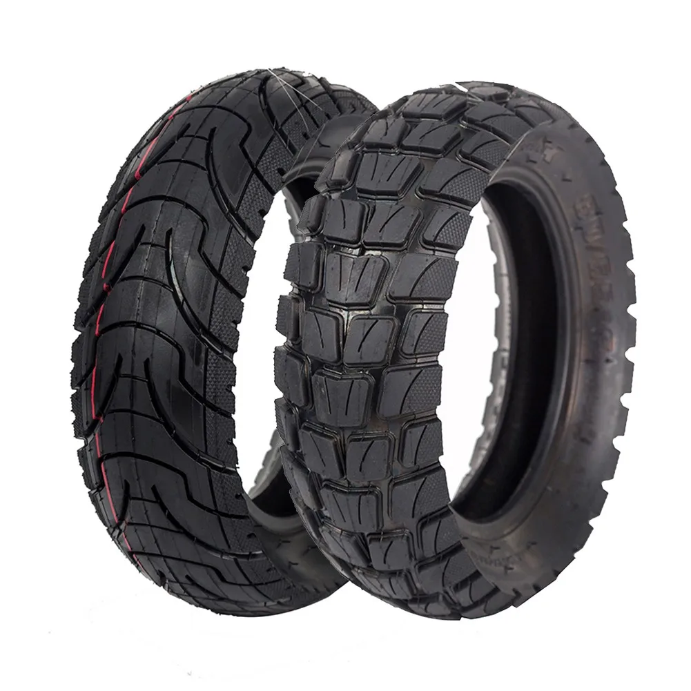 

10 Inch Rubber 80/65-6 Off-road Thickened Tires 255x80 For Zero 10x Electric Scooter Thicken Tire Tube Off-road Tire Road Tire