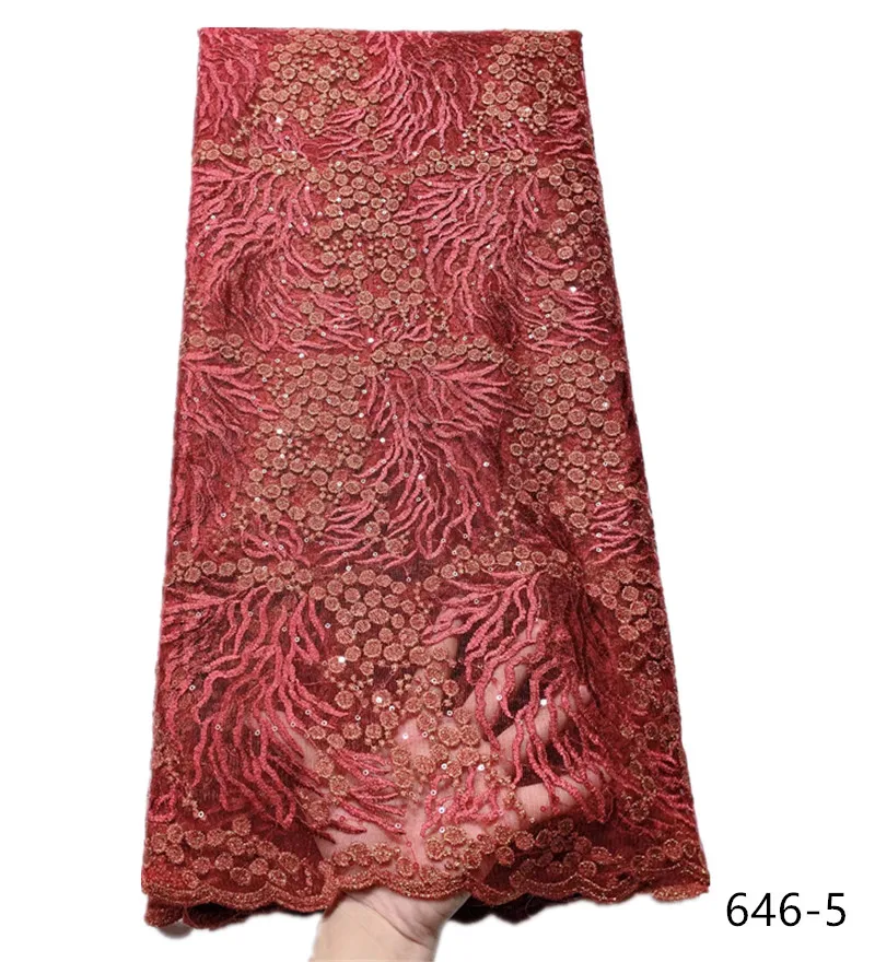 

Fashion African Lace Fabric 2020 High Quality Lace with Stones, French Mesh Swiss Voile Nigerian Lace Fabrics for Dress 646