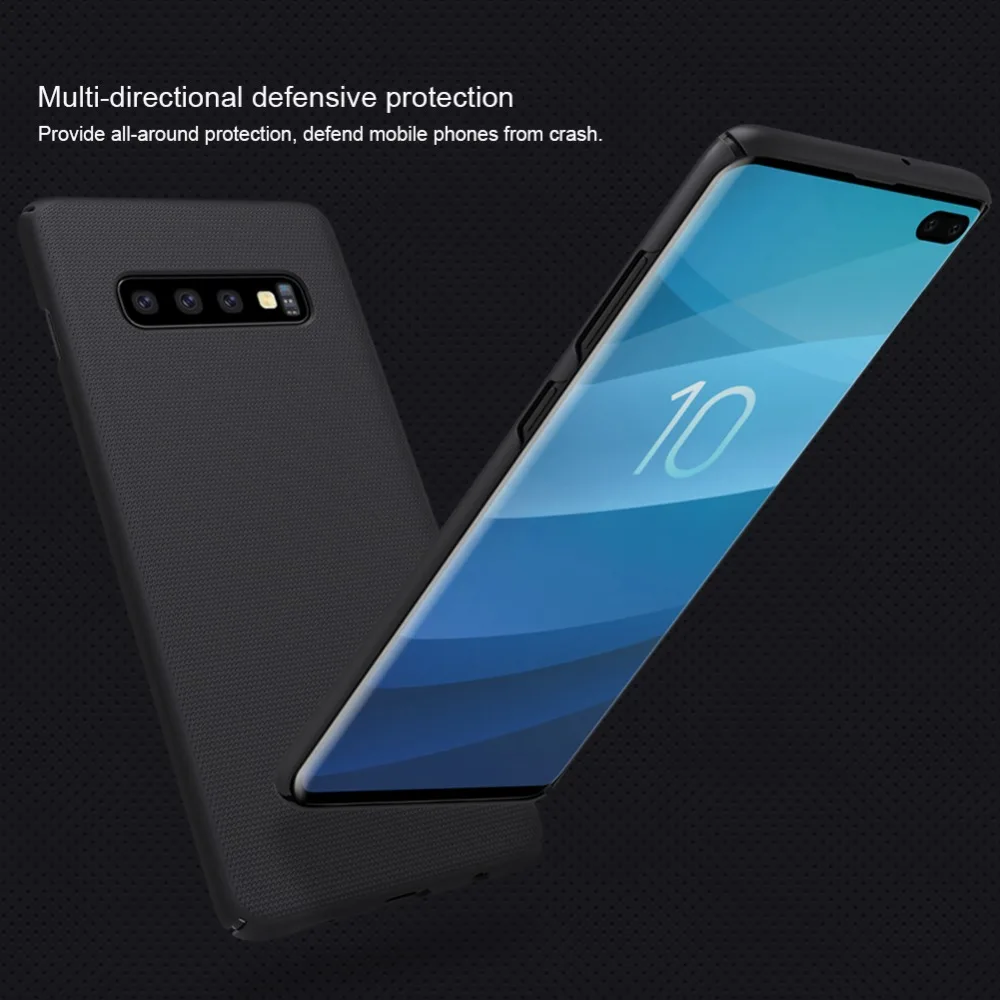 Чехол для samsung Galaxy S6 S7 edge S8 S9 S10E S10+ Plus корпус Nillkin матовый щит жесткая задняя крышка из ПК для samsung S10 чехол