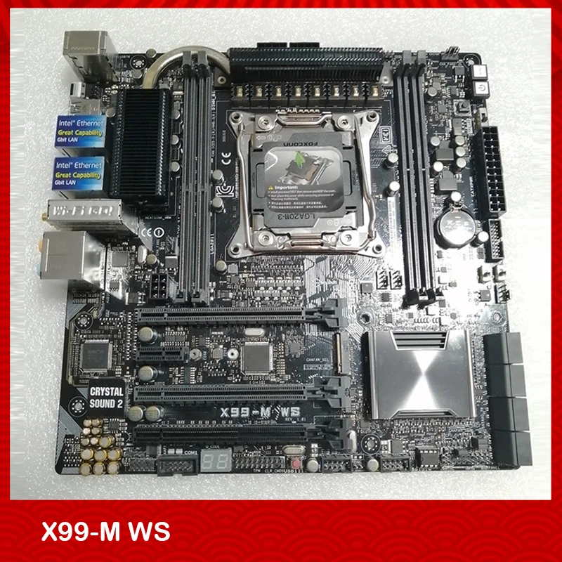 

Original Desktop Motherboard For ASUS For X99-M WS LGA 2011-3 DDR4 Fully Tested Good Quality