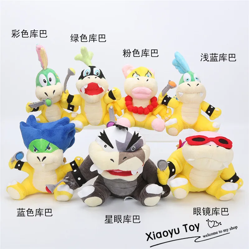 7 шт./компл. Супер Марио Koopalings плюшевые игрушки Венди Ларри IGGY Людвиг Рой Мортон