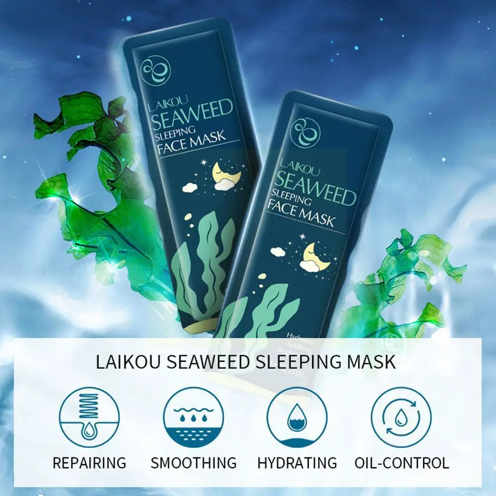 

1 шт., питательная маска для лица с водорослями