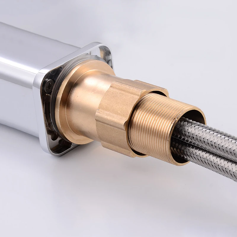 Смеситель для раковины в ванную комнату квадратный кран из медного сплава