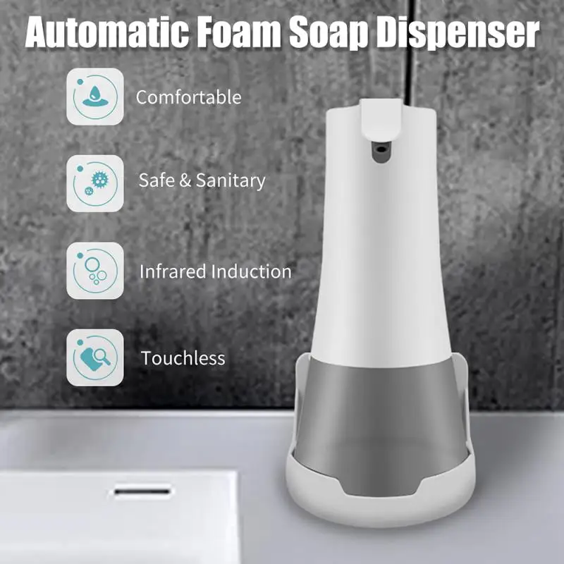 

Soap Dispensers Automatic Foaming Soap Dispenser Bathroom Motion Sensor Washer Touchless USB Rechargeable Liquid Soap Dispensers