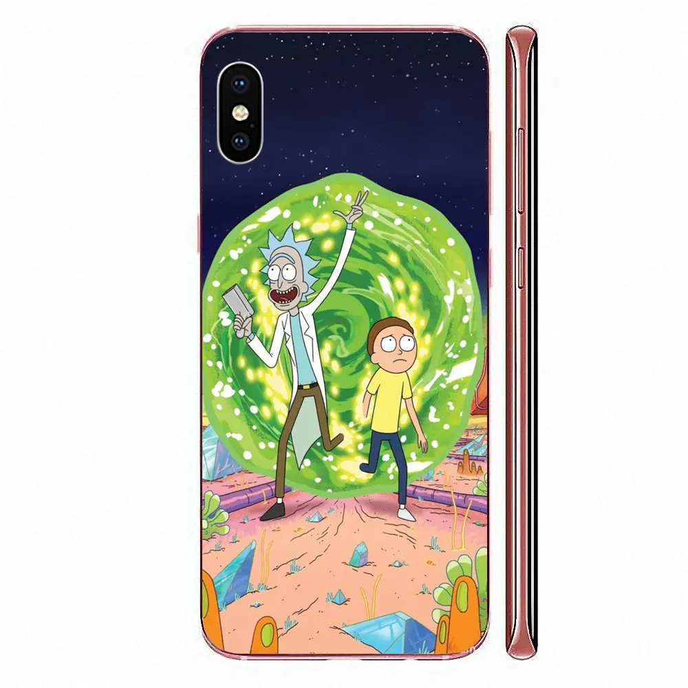 Rick And Morty гелевые защитные чехлы из мягкого силикона и ТПУ прозрачные для Xiaomi Redmi