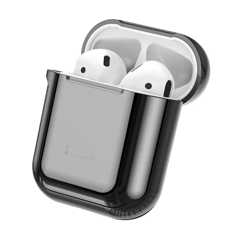 Чехол Baseus для наушников Airpods 2 1 силиконовый чехол Apple Air Pods противоударный