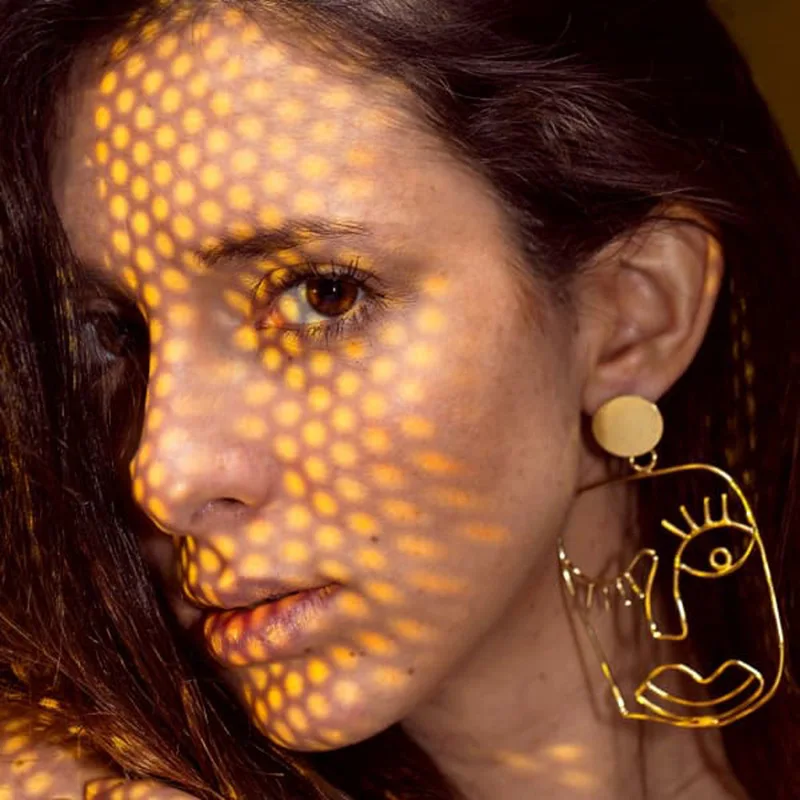 

New Personality Exaggerated Face Earrings Creative Simple Portrait Earrings For Women Girls Fashion Jewelry