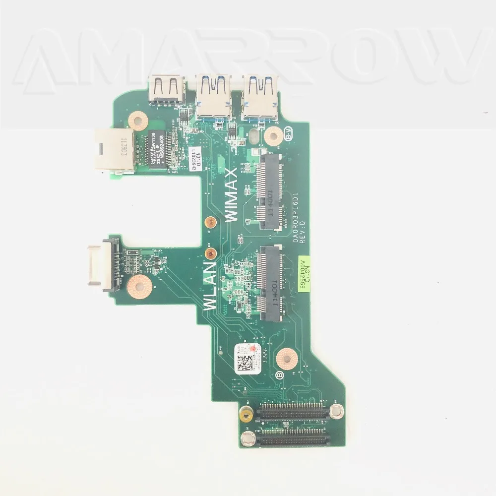 Оригинальный бесплатная доставка для DELL Inspiron N7110 17R Vostro 3750 USB VGA Ethernet WLAN плата 0CY4GM