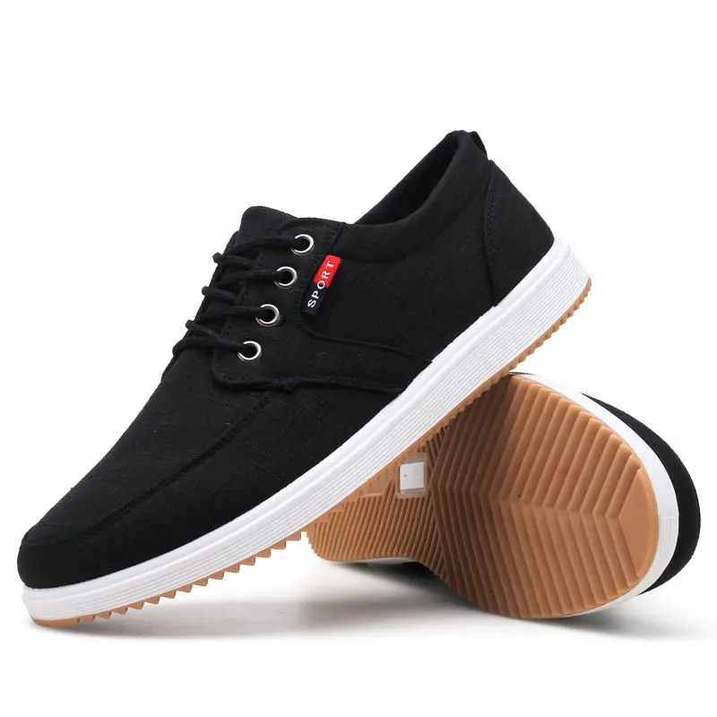 Мужская повседневная обувь 2019 г. Летняя парусиновая дышащая Повседневная