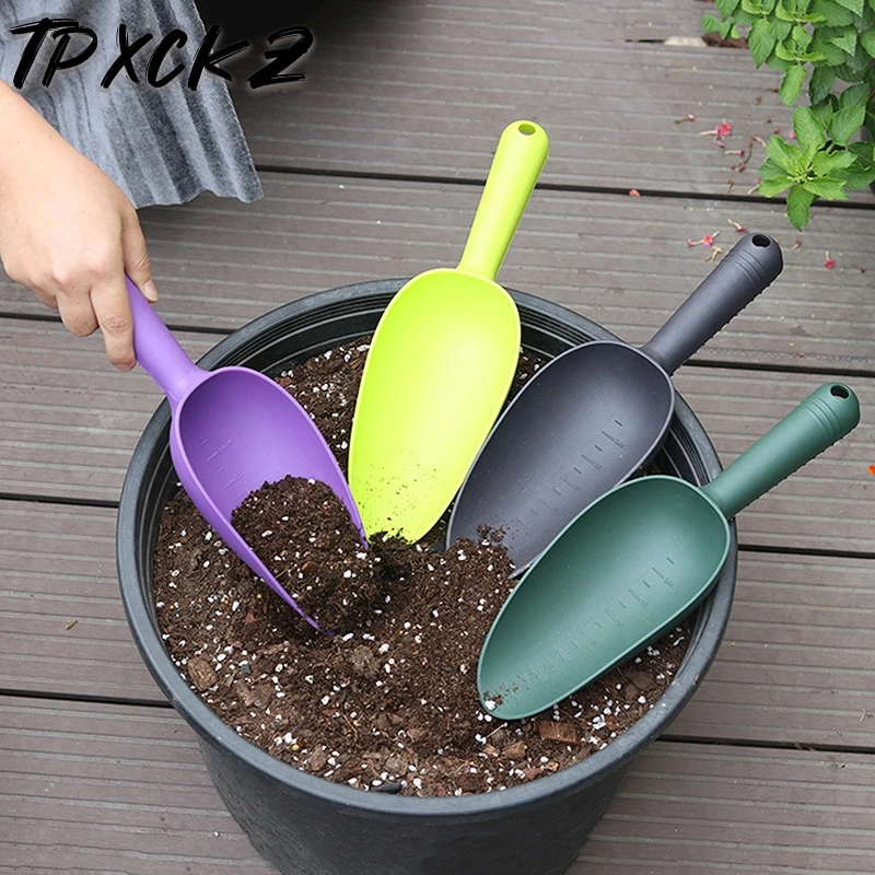 

1pcs Flower Vegetables Planting Soil Loosening Shovel Home Gardening Tools Plastic Soil Shovels Succulent Plants Soil Shovels