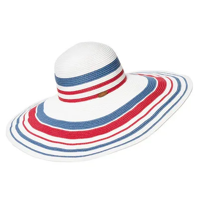 

2021 new summer fashion beach sunscreen hat, seaside big eaves temperament ladies straw hat