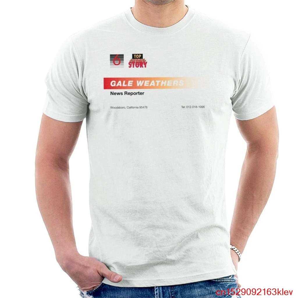 FGHFG крик Гейл Уэзерс новости репортёр визитная карточка Мужская рубашка