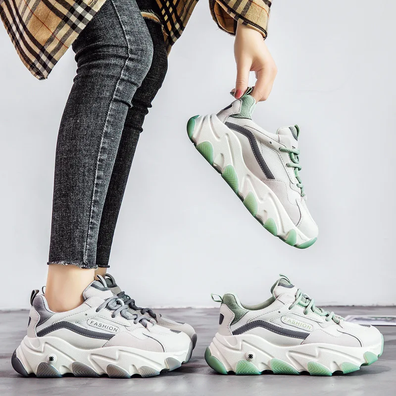 Новинка 2020 роскошные женские туфли для папы женская обувь Plarform на толстой