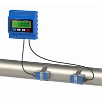 digital ultrasonic liquid flowmeter tuf 2000m dn25mm dn100mm ts 2 module flow meter