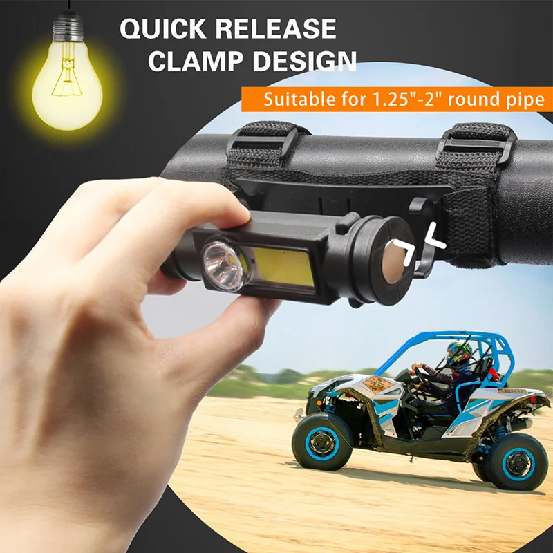 

Universal Roll Bar LED Light for UTV ATV Waterproof USB Charging Led Lamp for Polaris RZR 800 900 1000 XP Turbo for cf moto