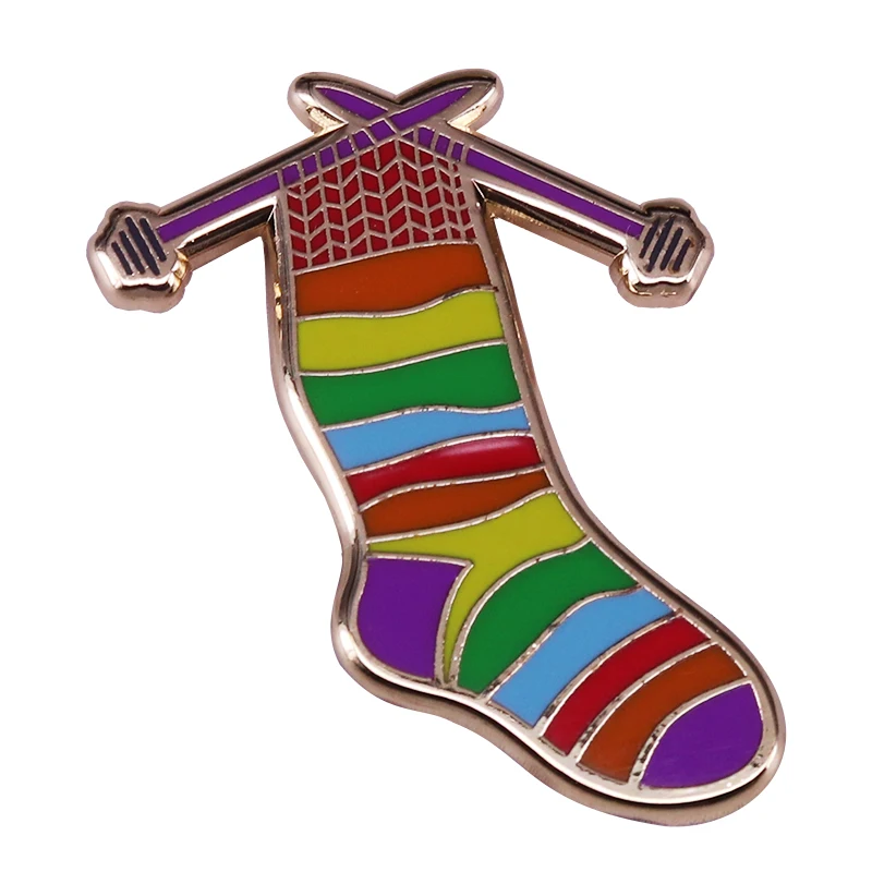 Эмалированная заколка для вязания носков креативная пряжа любителей вязаных