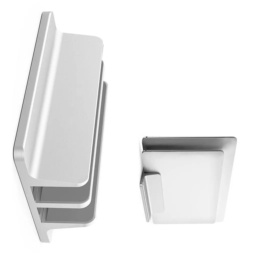 

Durable Vertical Laptop Stand For Macbook Air Pro Desktop Double Desktop Stand Holder With Adjustable Dock