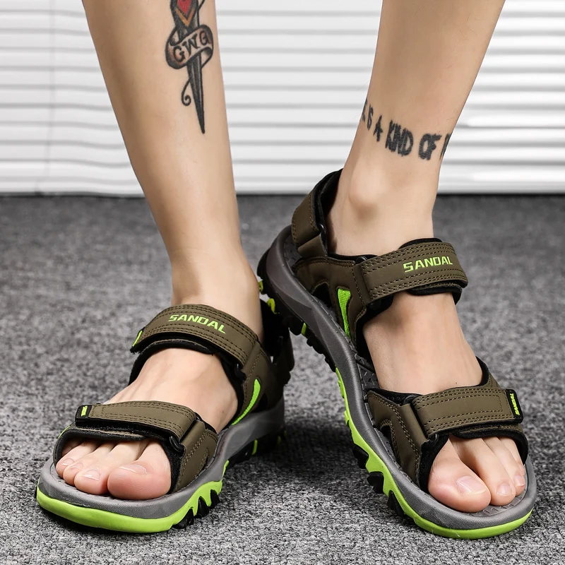 

Mens Sandals Summer Men Summer Shoes Sandals Sandalias De Cuero Para Hombre Male Sandal Mens Gladiator Roman Casual Luxury Piel
