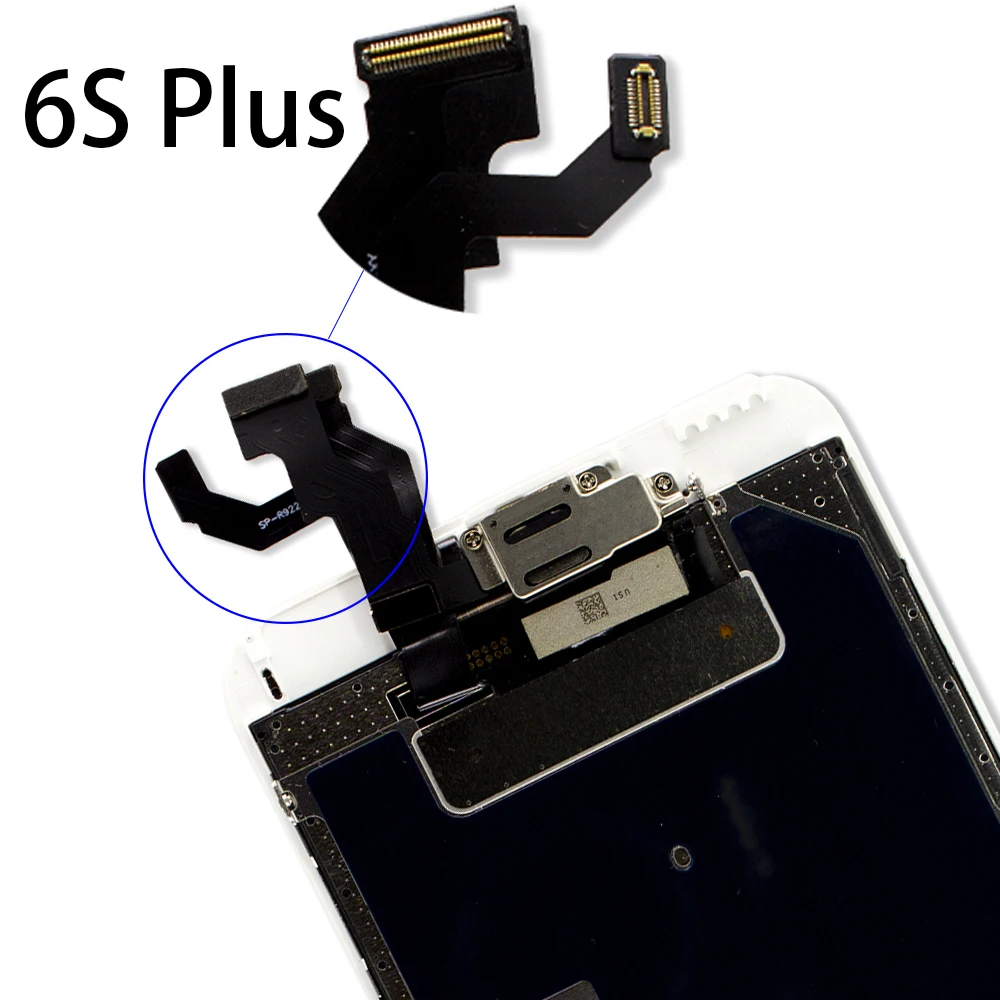 Полная сборка ЖК-дисплей для iPhone 6 6s 6plus 6s Plus 3D Ecran экран замена дисплей с фронтальной камерой+ динамик