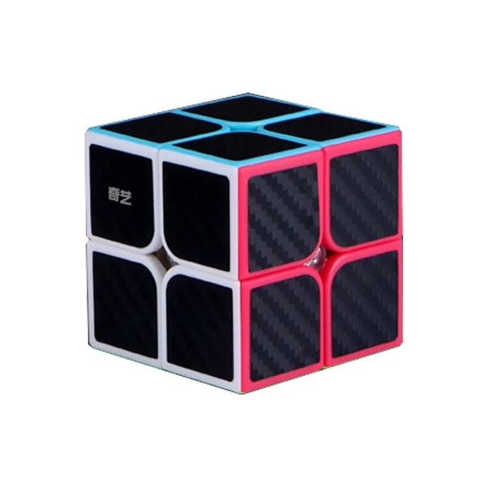QIYI 4 шт./компл. 2x2x2 3x3 4x4x4 5x5x5 Волшебные кубики из углеродного волокна детские