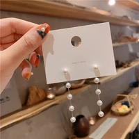 earrings for women long pearl women dangle earrings korean fashion jewelry wholesale wendding party earrings