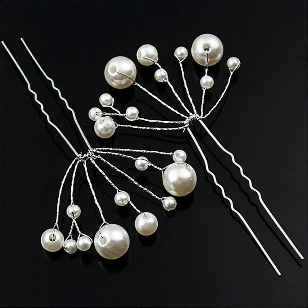 1 шт. заколки для волос с искусственным жемчугом и жемчугом| |