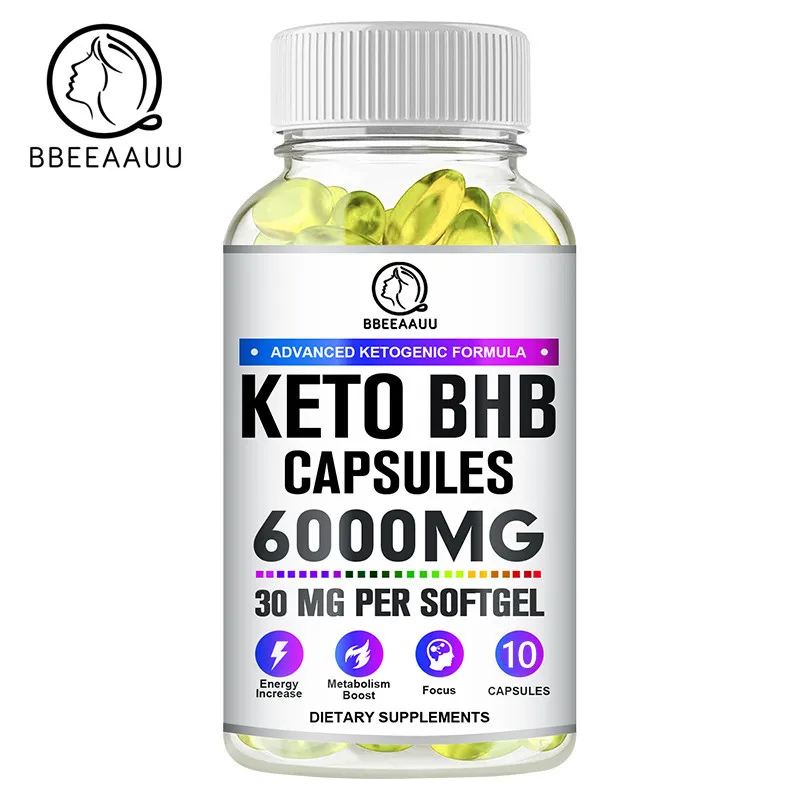 

BBEEAAUU Ketone BHB Capsules Loss Weight Detox Cleanse Colon Eliminate Toxins Reduce Bloating Advanced Ketogenic Formula