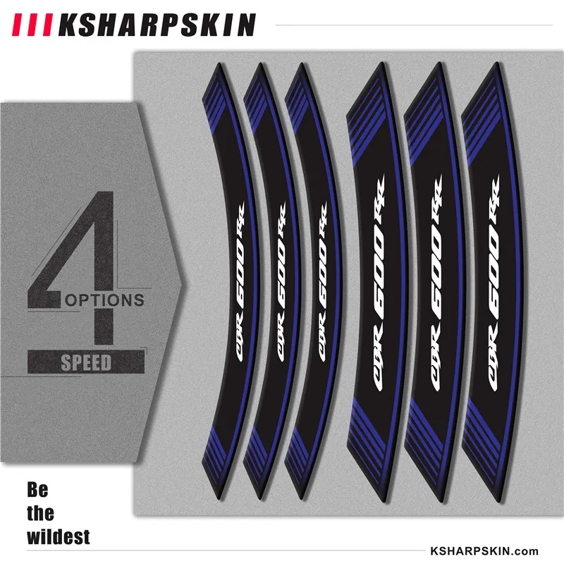 Наклейка для мотоцикла в полоску индивидуальные наклейки на колеса креативные