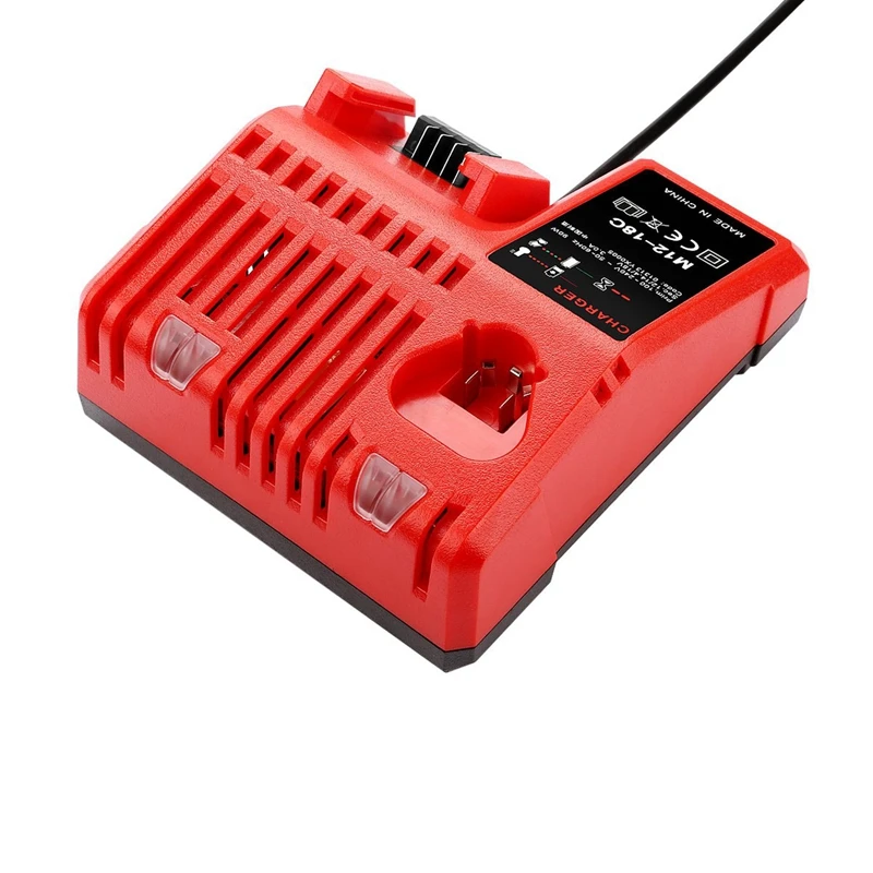 M12 & M18 Rapid Replacement Charger M12-18Fc 12V&amp18V Xc Lithium Ion For Milwaukee Battery(Eu Plug) | Электроника