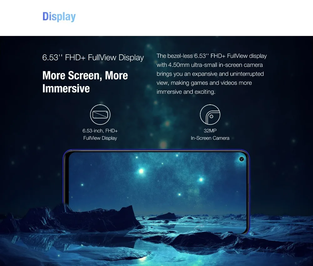UMIDIGI F2 Android 10 Helio P70 6 ГБ 128 Гб мобильный телефон 5150 мАч 18 Вт Быстрая зарядка 6,5" 48 МП 32 МП камера двойной 4G LTE NFC Смартфон