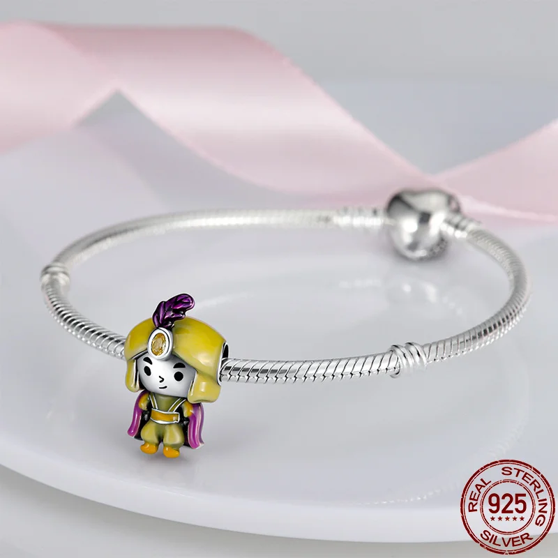 CODEDOG High Quality 925 Sterling Silver Sun Meet Moon Pendant fit Charms Bracelets Necklaces Clear CZ Zircon Jewelry CMC1135 | Украшения и