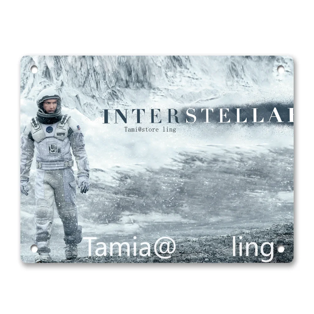 

Interstellar tin signs Metal Tin Retro Wall Art Poster 20x30cm
