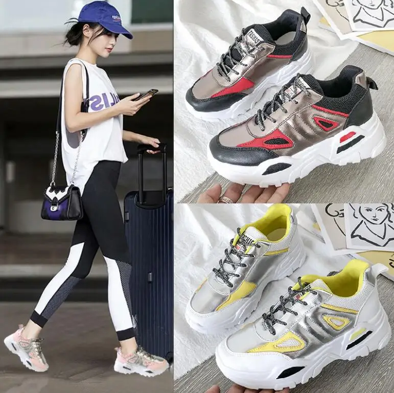 Женские осенние кроссовки на платформе и Плоском Каблуке размеры 36-42 | Обувь