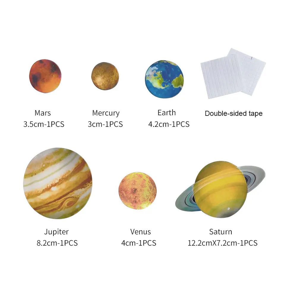 Светящиеся наклейки на стену в виде луны и звезд для детской спальни | Дом сад