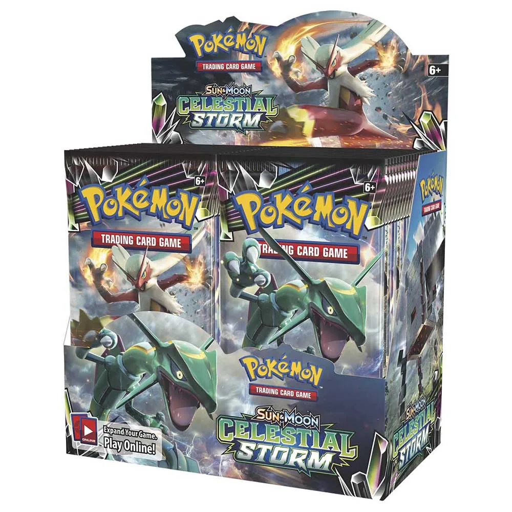 

360Pcs/Box Pokemon TCG: Sun & Moon-Celestial Storm Sealed Booster Box Collection Trading Card Game Toys