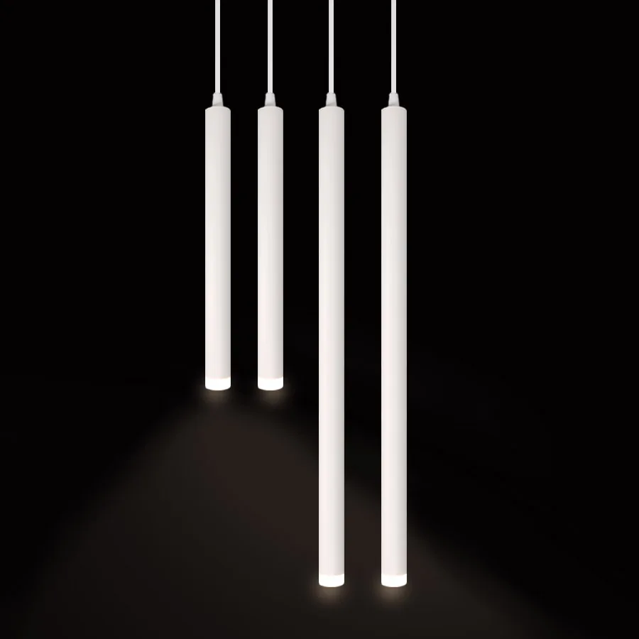 White Black Led Chandelier Ceiling Kitchen Long Tube 3W Pendent light Bar Counter Decoration Modern Fixtures | Лампы и освещение