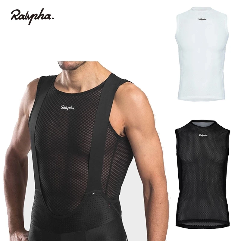 

Ralvpha Men's Cycling Base Layers 2021 MTB Bike Cool Mesh Superlight Vest Breathable Short Sleeves Cycling Shirt Undershirt