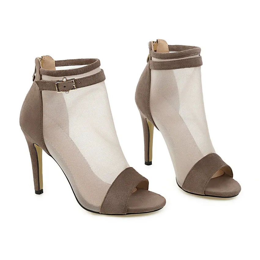 ENMAYLA женские сандалии гладиаторы из сетчатой ткани (воздушная сетка) с закрытым