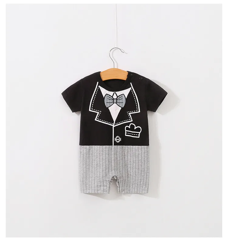 C Short Sleeve Bunvel/Одежда для новорожденных девочек; комбинезон с длинными рукавами и галстуком; комбинезон с рисунком; Одежда для маленьких девочек; костюм новорожденного ребенка - Цвет: C Short Sleeve