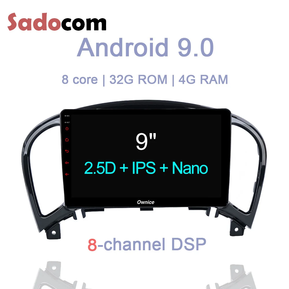 9 &quotDSP Android 0 автомобильный dvd плеер 8 ядерный 32 Гб ПЗУ 4 ОЗУ wifi bt gps карта RDS Авторадио