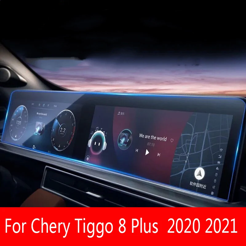 

TPU protective Car Gear Dashboard Gps Navigation Screen Film Protective Sticker For Chery Tiggo 8 Plus Anti-scratch 2020 2021