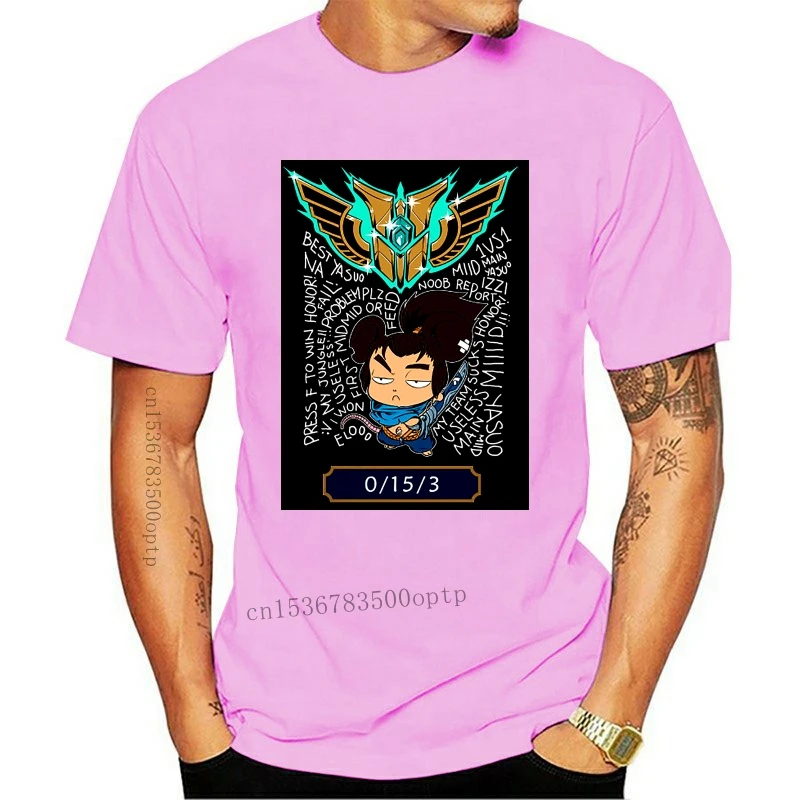

Новые мужские футболки, лучшие футболки Yasuo, женские и мужские футболки