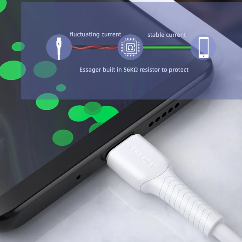 Fast Charging Type C Cable For Xiaomi Mi 10 9 Lite Pro Pocophone F2 X2 2m USB Type C Data Sync Cable For Redmi 10X K30 8A