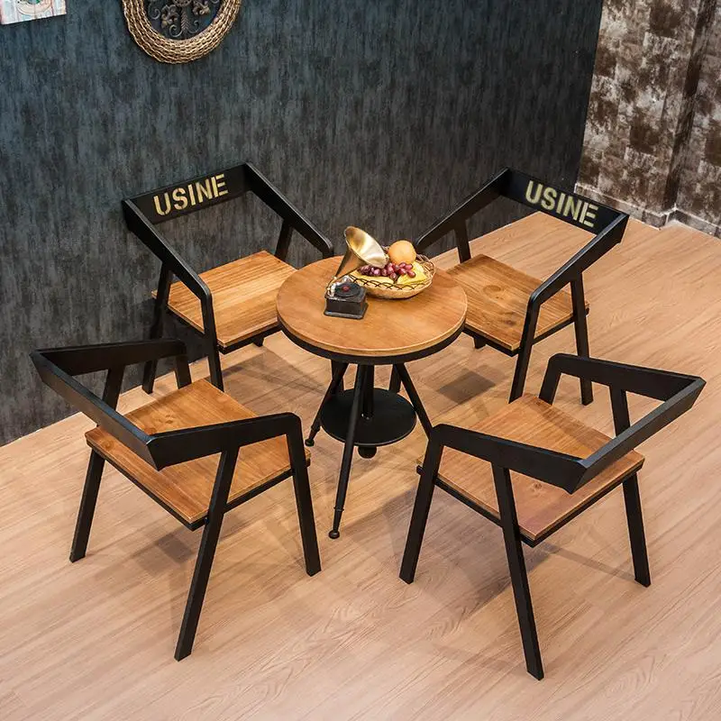 Стол и стулья для чайного магазина балкона кафе столы комбинированные