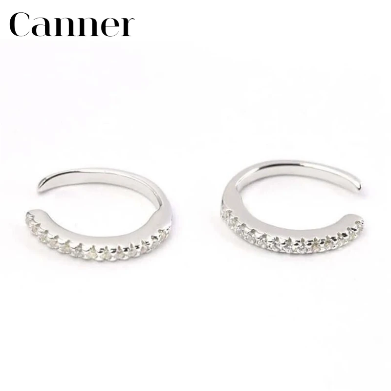 925 Sterling Silver Earcuff Clip Earrings Luxury AAAAA Zircon Earrings For Women Fairy Cartilage Clip On Earring Fine Jewelry W4 images - 6