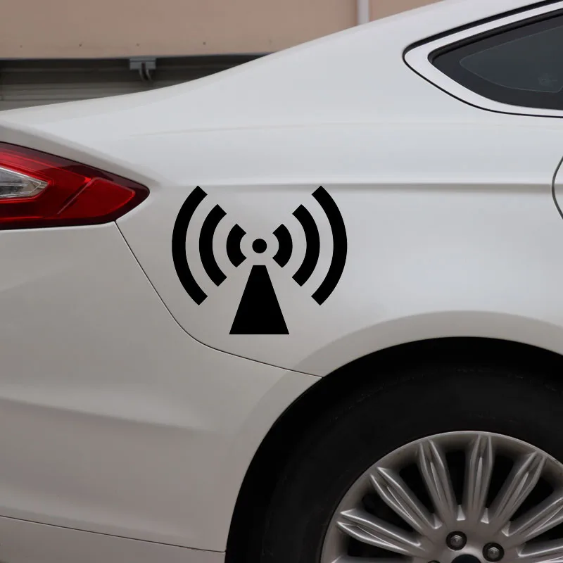 15 3 см * 13 Wifi радио креативная Автомобильная наклейка на хвост ПВХ Модное