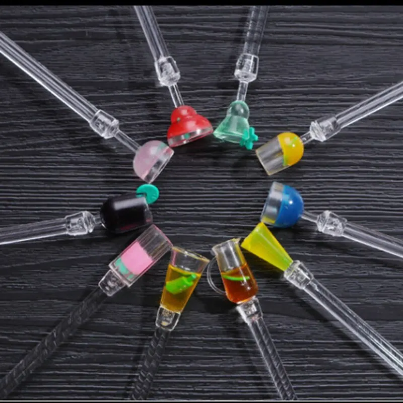 10 шт. акриловый напиток сок лупдлер перемешивание кофе резьбовые Коктейльные