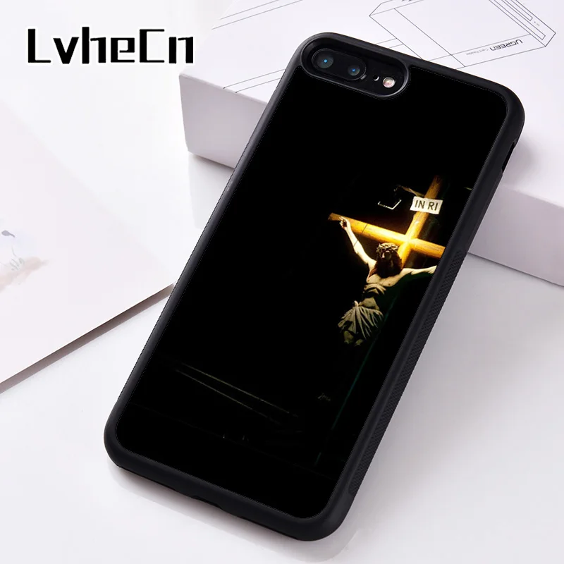 LvheCn чехол для телефона iPhone 6 S 7 8 Plus 5 5S SE X XS XR 11 PRO MAX христианский Бог сохраняющий