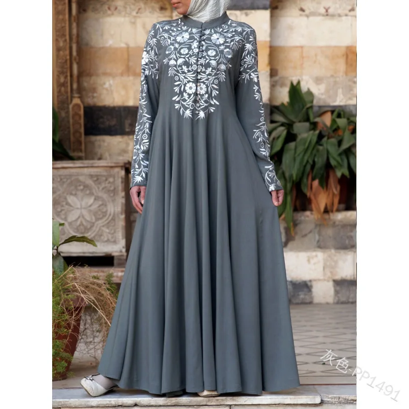 Мода 2021, новый стиль, мусульманские женские платья, европейская одежда, мусульманское платье, женское платье